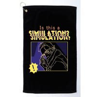 This This A Simulation Golf Towel