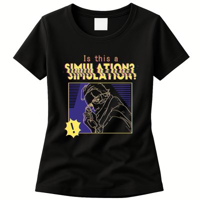 This This A Simulation Womens T-Shirt