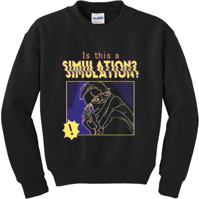 This This A Simulation Kids Sweatshirt