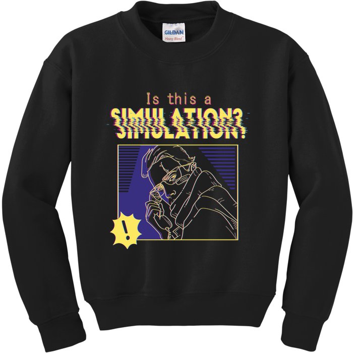 This This A Simulation Kids Sweatshirt