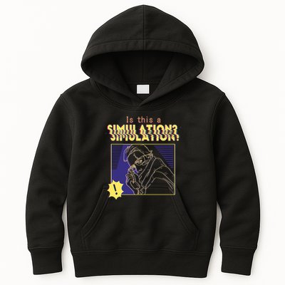 This This A Simulation Kids Hoodie