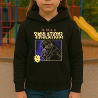 This This A Simulation Kids Hoodie
