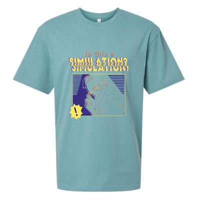 This This A Simulation Sueded Cloud Jersey T-Shirt