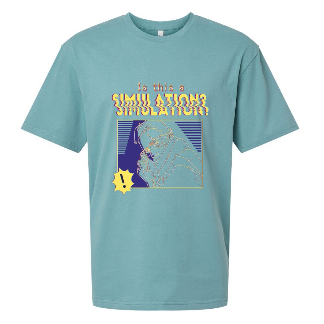 This This A Simulation Sueded Cloud Jersey T-Shirt