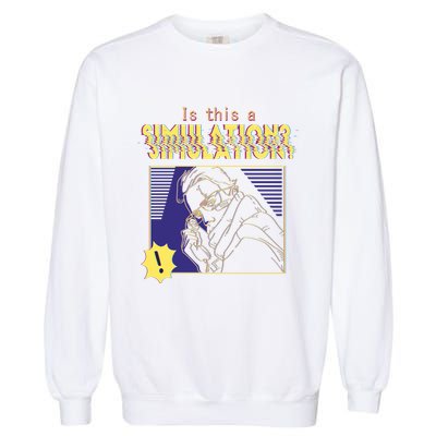 This This A Simulation Garment-Dyed Sweatshirt