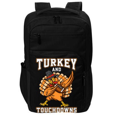 Thanksgiving Turkey And Touchdowns Football Impact Tech Backpack