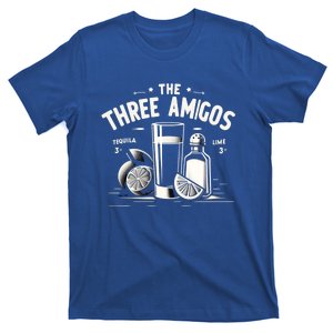 The Three Amigos Tequila Salt Lime Shots Cinco De Mayo Day Gift T-Shirt