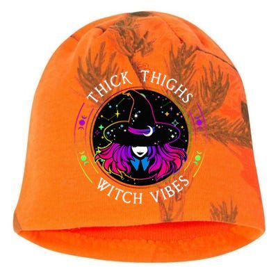 Thick Thighs And Witch Vibes Halloween Costume Witchy Women Kati - Camo Knit Beanie