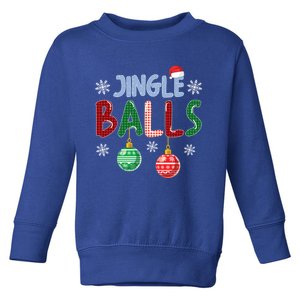 Tinsel Tits And Jingle Balls Funny Matching Christmas Couple Gift Toddler Sweatshirt