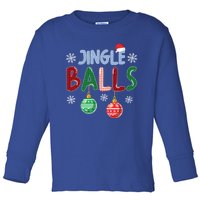 Tinsel Tits And Jingle Balls Funny Matching Christmas Couple Gift Toddler Long Sleeve Shirt