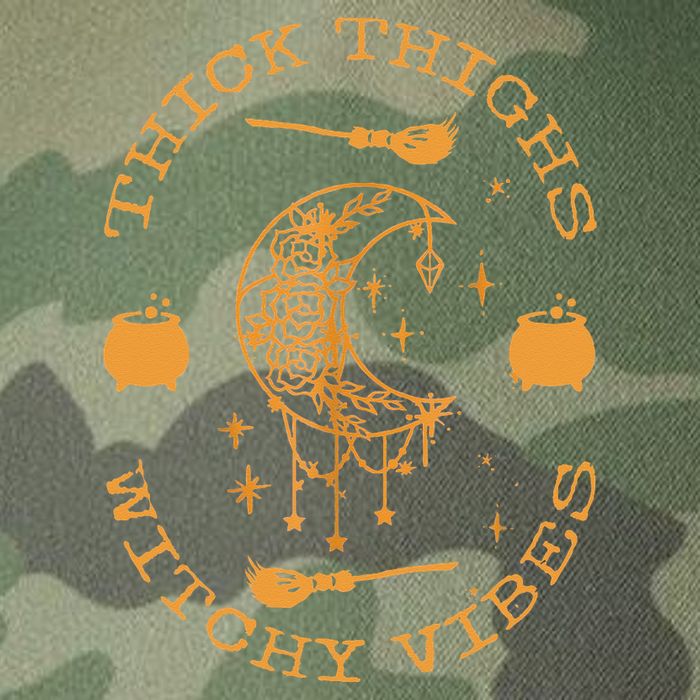 Thick Thighs And Spooky Vibes Thick Thighs And Vibes Legacy Tie Dye Trucker Hat