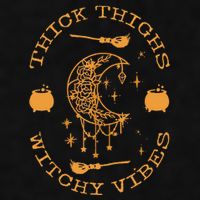 Thick Thighs And Spooky Vibes Thick Thighs And Vibes Ladies PosiCharge Tri-Blend Wicking Tank