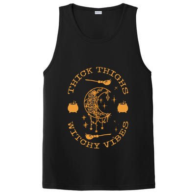 Thick Thighs And Spooky Vibes Thick Thighs And Vibes PosiCharge Competitor Tank
