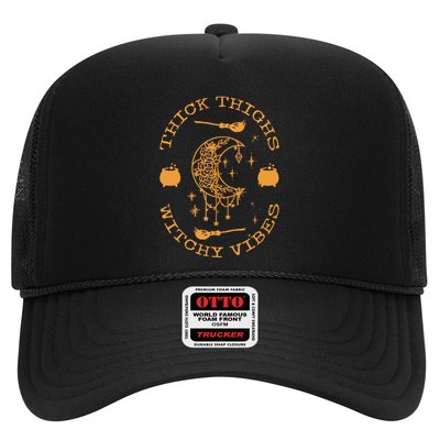 Thick Thighs And Spooky Vibes Thick Thighs And Vibes Trucker Hat