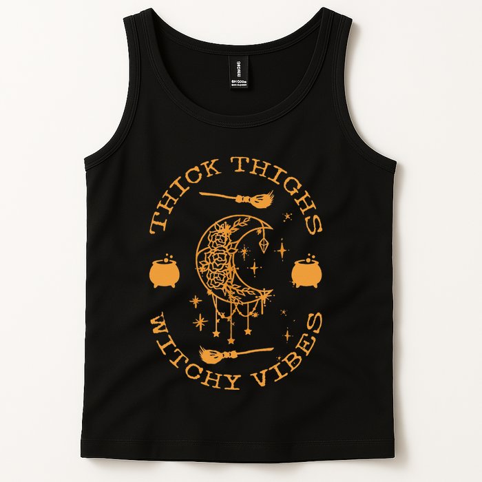 Thick Thighs And Spooky Vibes Thick Thighs And Vibes Tank Top