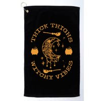 Thick Thighs And Spooky Vibes Thick Thighs And Vibes Golf Towel