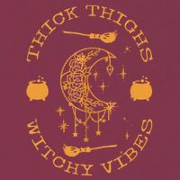 Thick Thighs And Spooky Vibes Thick Thighs And Vibes 16oz Travel Tumbler
