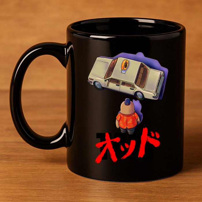 Taxi 11oz C Handle Ceramic Mug