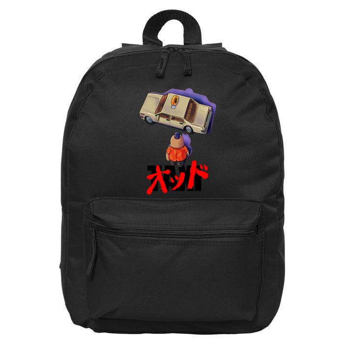 Taxi 16 in Basic Backpack