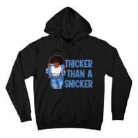 Thicker Than African Afro Queen Snicker Black Woman Melanin Tall Hoodie