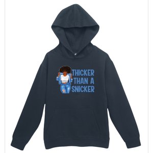 Thicker Than African Afro Queen Snicker Black Woman Melanin Urban Pullover Hoodie