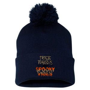 Thick Thighs And Spooky Vibes Pom Pom 12in Knit Beanie