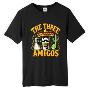 The Three Amigos Tequila Salt Shots Cinco De Mayo Day 2024 Great Gift Tall Fusion ChromaSoft Performance T-Shirt