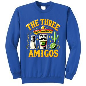 The Three Amigos Tequila Salt Shots Cinco De Mayo Day 2024 Great Gift Sweatshirt