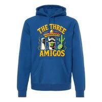 The Three Amigos Tequila Salt Shots Cinco De Mayo Day 2024 Great Gift Premium Hoodie