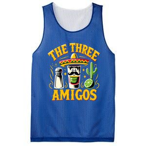 The Three Amigos Tequila Salt Shots Cinco De Mayo Day 2024 Great Gift Mesh Reversible Basketball Jersey Tank