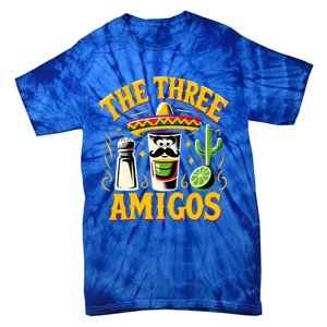 The Three Amigos Tequila Salt Shots Cinco De Mayo Day 2024 Great Gift Tie-Dye T-Shirt