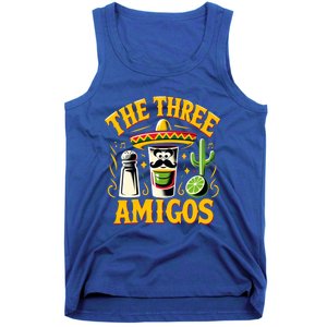 The Three Amigos Tequila Salt Shots Cinco De Mayo Day 2024 Great Gift Tank Top