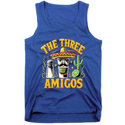 The Three Amigos Tequila Salt Shots Cinco De Mayo Day 2024 Great Gift Tank Top