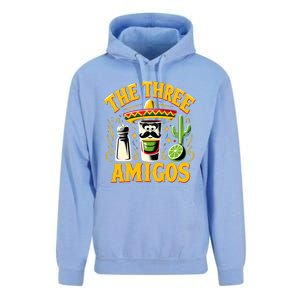 The Three Amigos Tequila Salt Shots Cinco De Mayo Day 2024 Great Gift Unisex Surf Hoodie