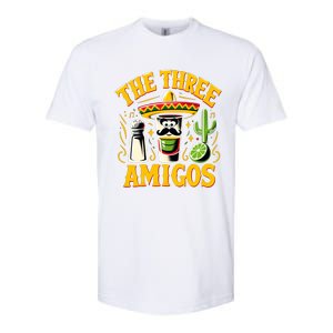 The Three Amigos Tequila Salt Shots Cinco De Mayo Day 2024 Great Gift Softstyle CVC T-Shirt