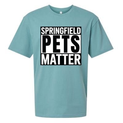 Trump They Are Eating The Dogs Cats Springfield Pets Matter Sueded Cloud Jersey T-Shirt