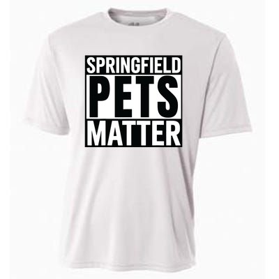 Trump They Are Eating The Dogs Cats Springfield Pets Matter Cooling Performance Crew T-Shirt