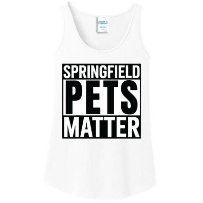 Trump They Are Eating The Dogs Cats Springfield Pets Matter Ladies Essential Tank