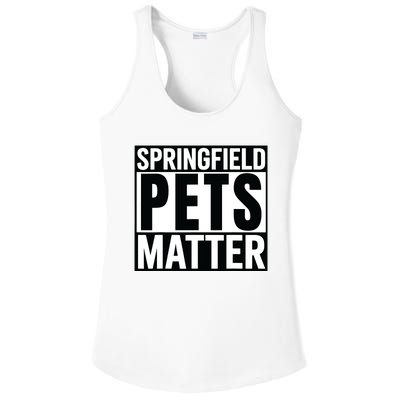 Trump They Are Eating The Dogs Cats Springfield Pets Matter Ladies PosiCharge Competitor Racerback Tank