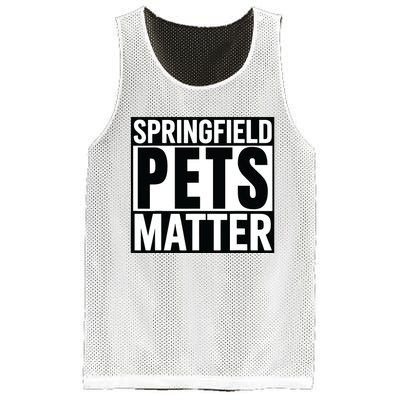 Trump They Are Eating The Dogs Cats Springfield Pets Matter Mesh Reversible Basketball Jersey Tank