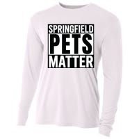 Trump They Are Eating The Dogs Cats Springfield Pets Matter Cooling Performance Long Sleeve Crew