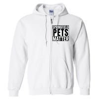 Trump They Are Eating The Dogs Cats Springfield Pets Matter Full Zip Hoodie