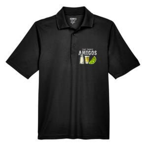 The Three Amigos Lime Salt Tequila Cinco De Mayo Men's Origin Performance Pique Polo