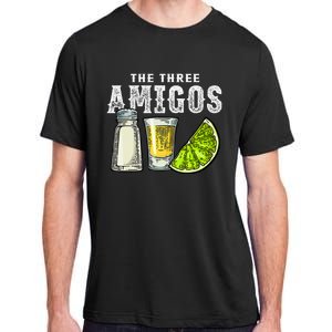 The Three Amigos Lime Salt Tequila Cinco De Mayo Adult ChromaSoft Performance T-Shirt