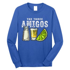 The Three Amigos Lime Salt Tequila Cinco De Mayo Long Sleeve Shirt