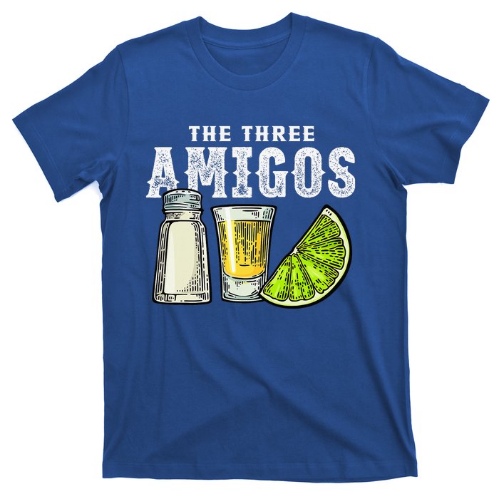 The Three Amigos Lime Salt Tequila Cinco De Mayo T-Shirt