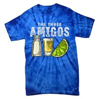 The Three Amigos Lime Salt Tequila Cinco De Mayo Tie-Dye T-Shirt