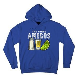 The Three Amigos Lime Salt Tequila Cinco De Mayo Tall Hoodie