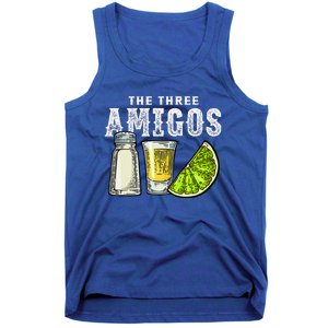 The Three Amigos Lime Salt Tequila Cinco De Mayo Tank Top