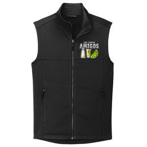 The Three Amigos Lime Salt Tequila Cinco De Mayo Collective Smooth Fleece Vest